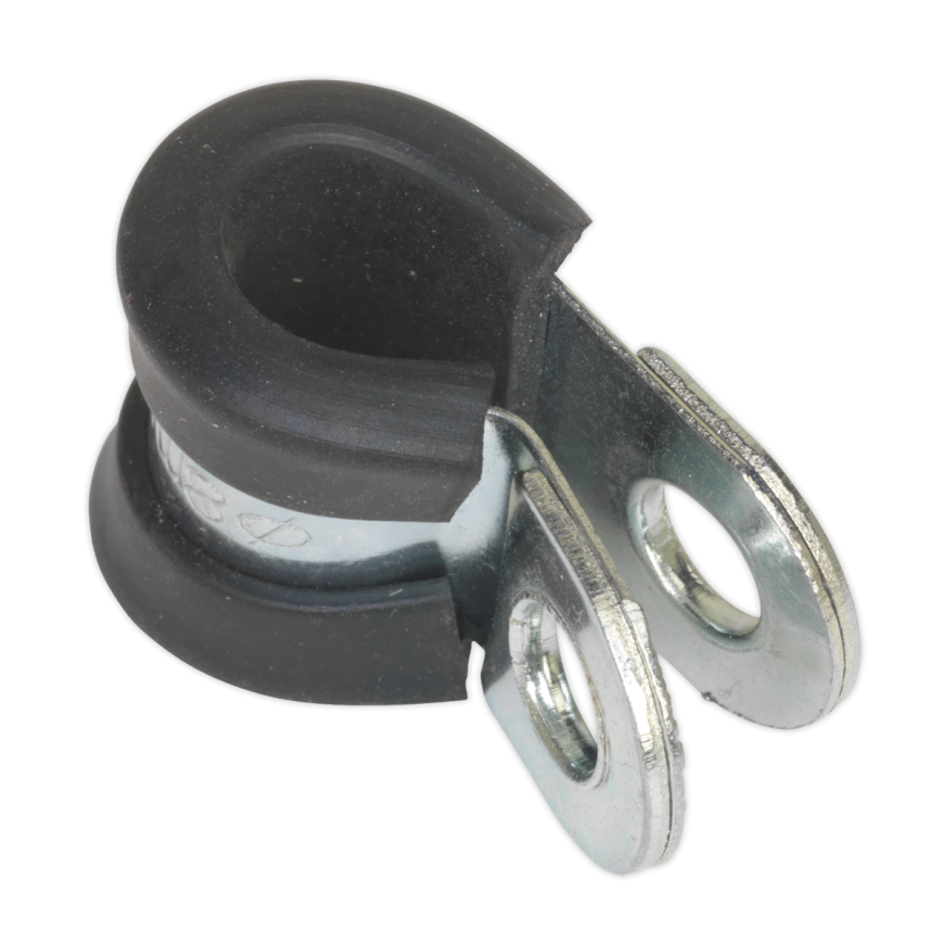 Ø8mm Rubber Lined P-Clip - Pack of 25