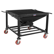 Plasma Cutting Table/Workbench - Adjustable Height with Castor Wheels