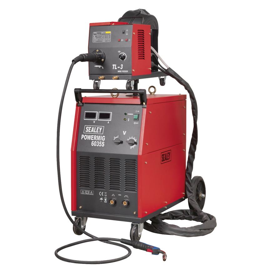 350A Professional MIG Welder 415V 3ph with BINZEL® Euro Torch & Portable Wire Drive