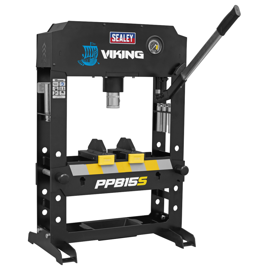 15 Tonne Viking Heavy-Duty Hydraulic Press - Bench Type