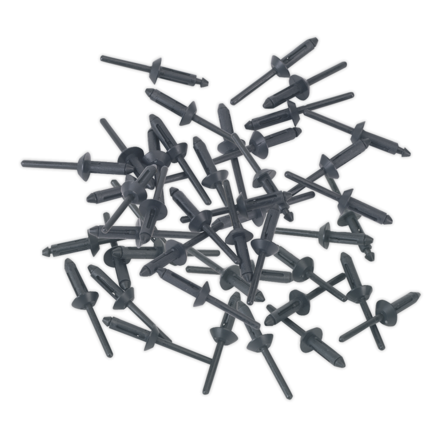 Ø5 x 15.8mm Plastic Rivet - Pack of 50