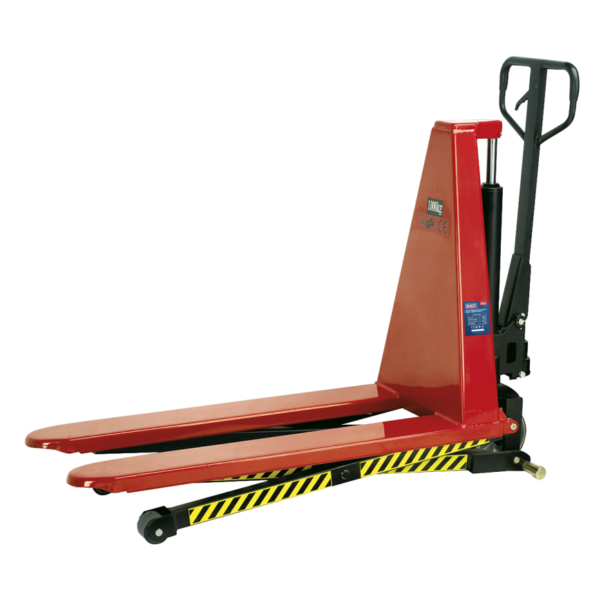 1170 x 540mm High Lift Pallet Truck - 1000kg Capacity