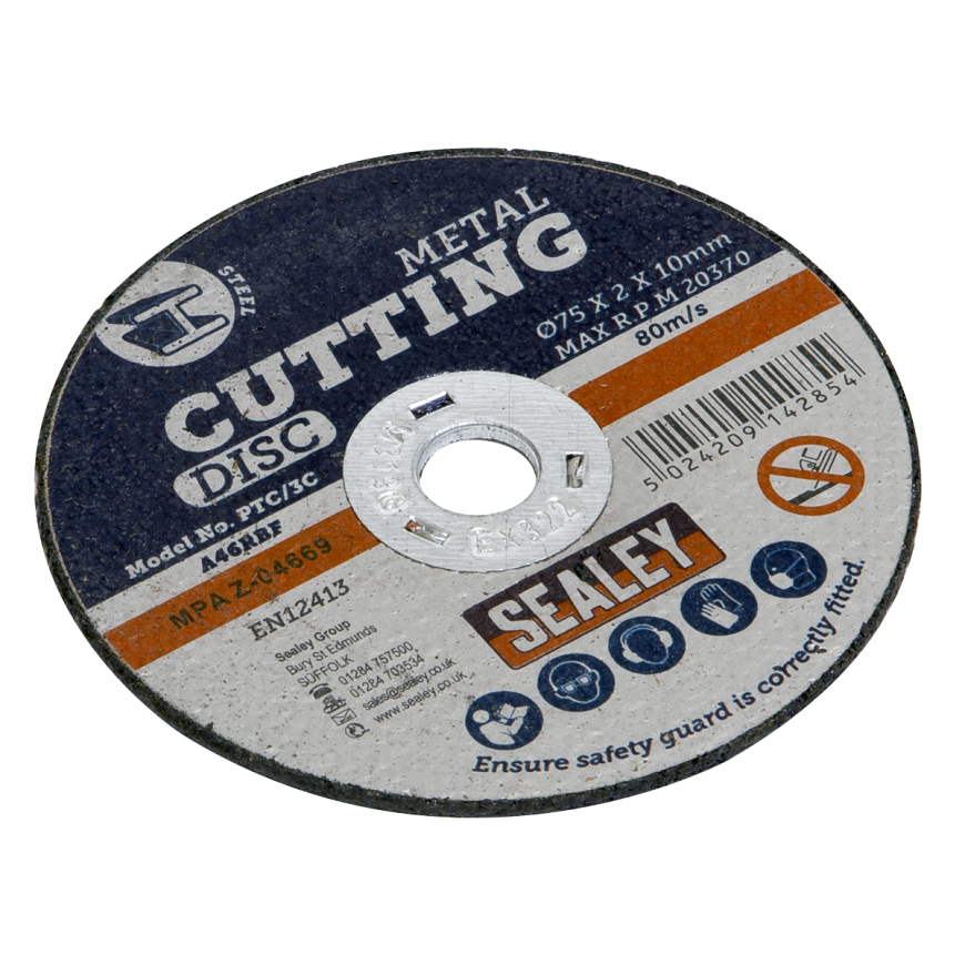 Ø75 x 2mm Cutting Disc Ø10mm Bore