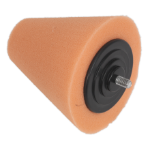Buffing & Polishing Foam Cone - Orange/Firm