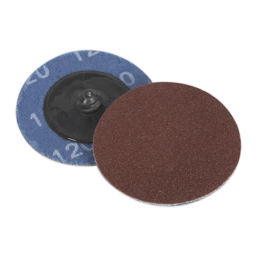 Ø50mm Quick-Change Sanding Disc 120Grit - Pack of 10