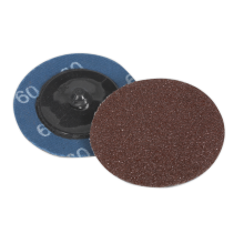 Ø50mm Quick-Change Sanding Disc 60Grit - Pack of 10