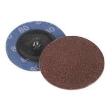 Ø50mm Quick-Change Sanding Disc 80Grit - Pack of 10