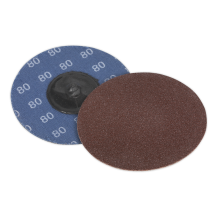 Ø75mm Quick-Change Sanding Disc 80Grit - Pack of 10