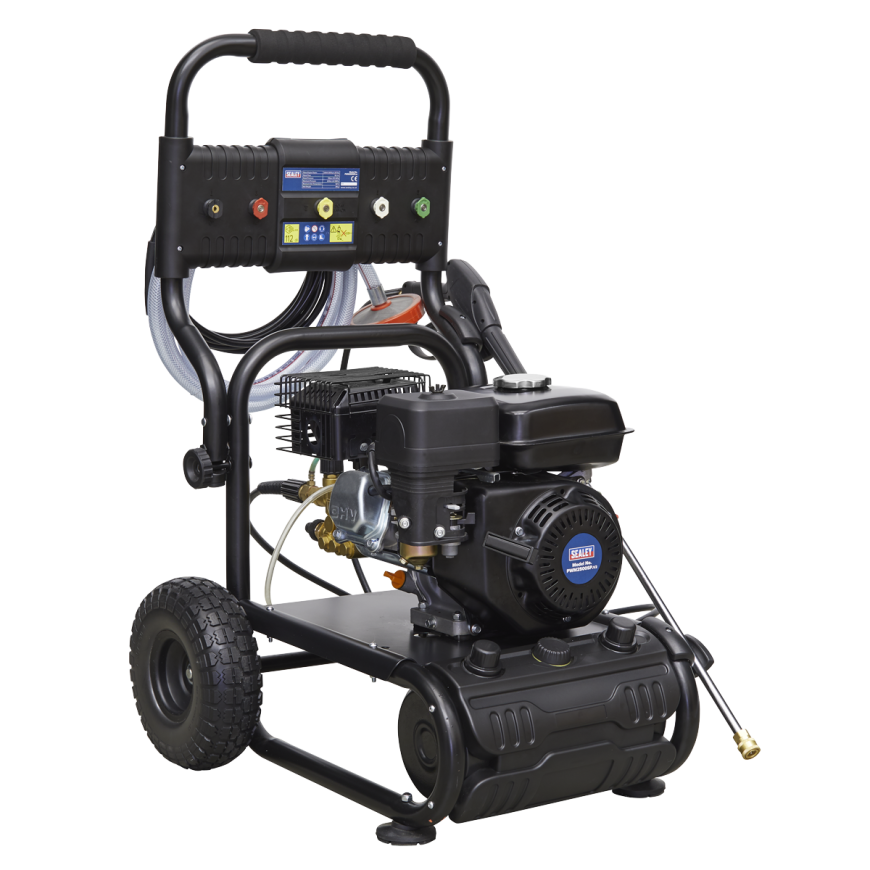 220bar Pressure Washer 540L/hr Self-Priming 6.5hp Petrol