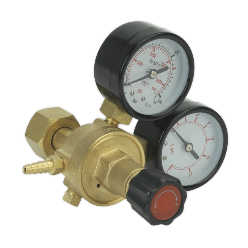 MIG Gas Regulator 2-Gauge Industrial