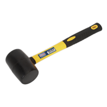 1lb Rubber Mallet with Fibreglass Shaft