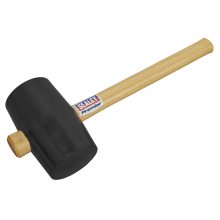 2.5lb Rubber Mallet - Black