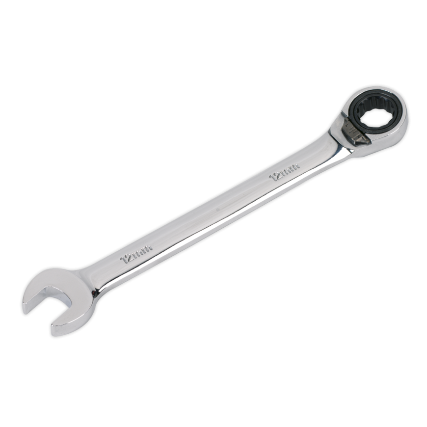 12mm Reversible Ratchet Combination Spanner