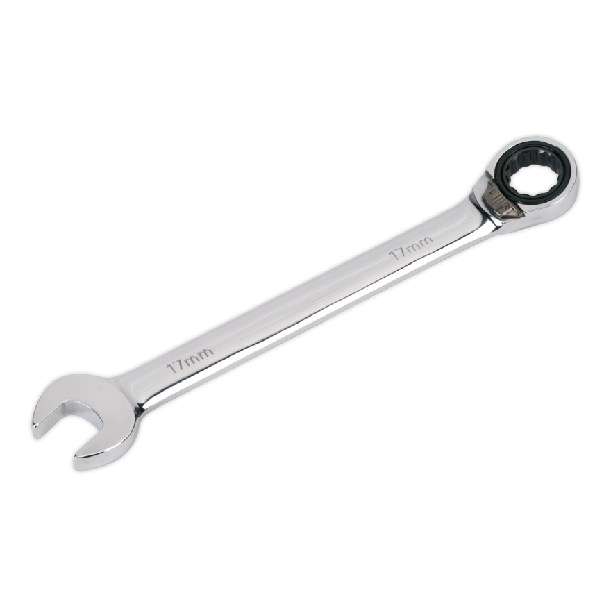 17mm Reversible Ratchet Combination Spanner