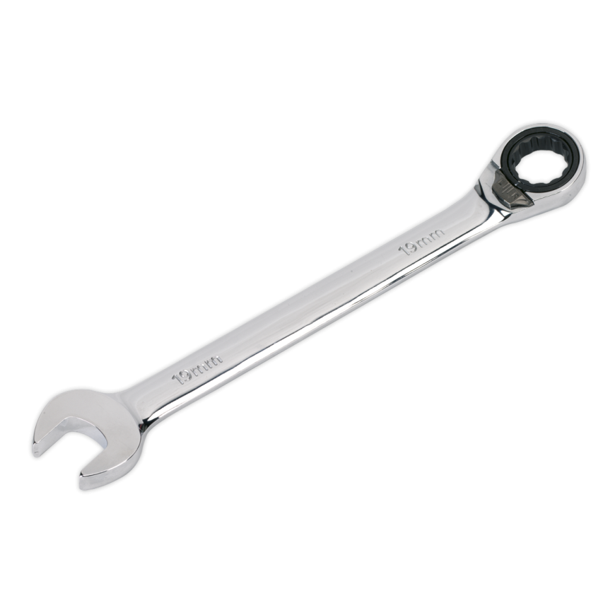 19mm Reversible Ratchet Combination Spanner