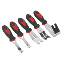 5pc Door Panel & Trim Clip Removal Tool Set