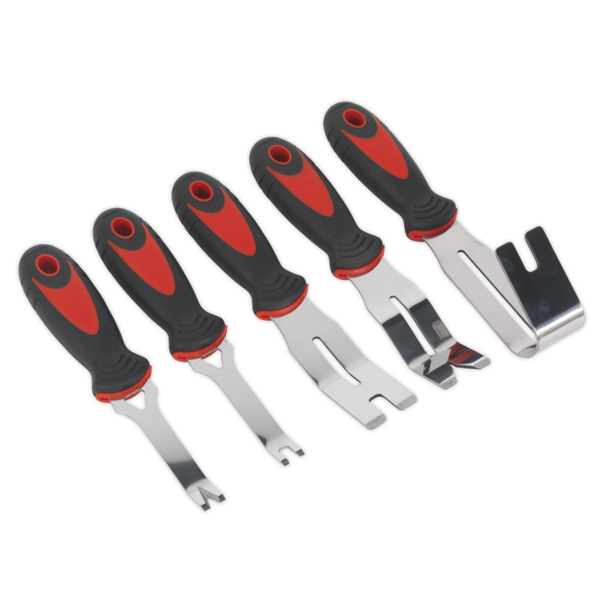 5pc Door Panel & Trim Clip Removal Tool Set