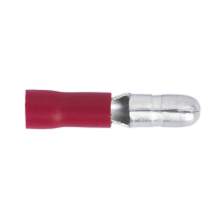 Ø4mm Red Male Bullet Terminal - Pack of 100