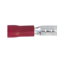2.8mm Red Push-On Female Terminal - Pack of 100