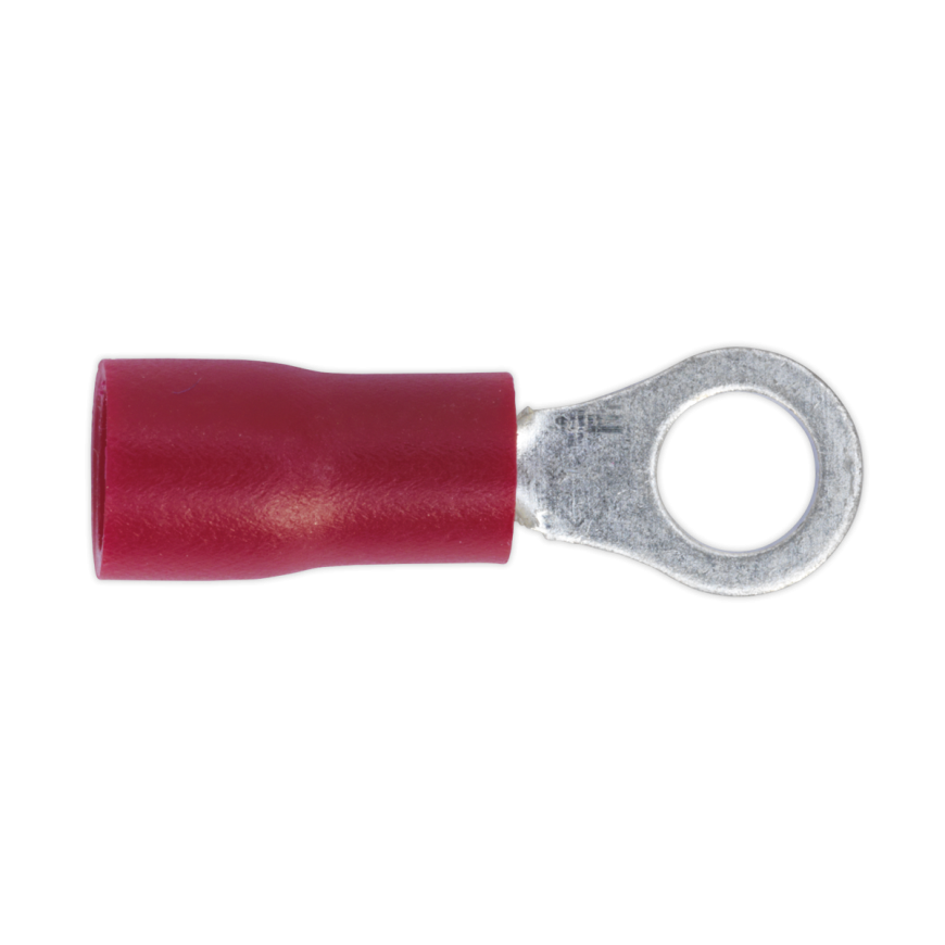 Ø4.3mm (4BA) Red Easy-Entry Ring Terminal - Pack of 100