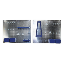 34pc Wall Storage Pegboard Set