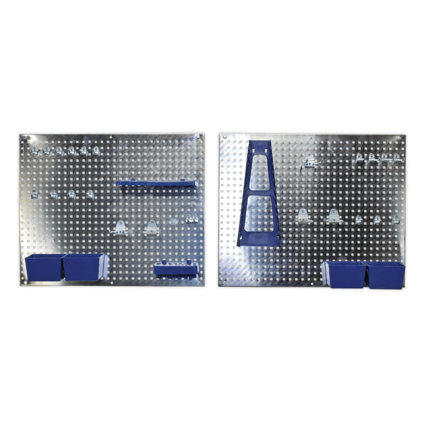 34pc Wall Storage Pegboard Set