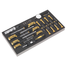 36pc Screwdriver Set with Tool Tray