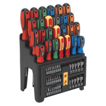 61pc Screwdriver, Bit & Nut Driver Set