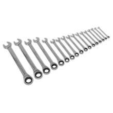 17pc Combination Ratchet Spanner Set