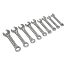 9pc Stubby Combination Spanner Set