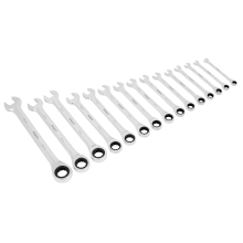 15pc Combination Ratchet Spanner Set