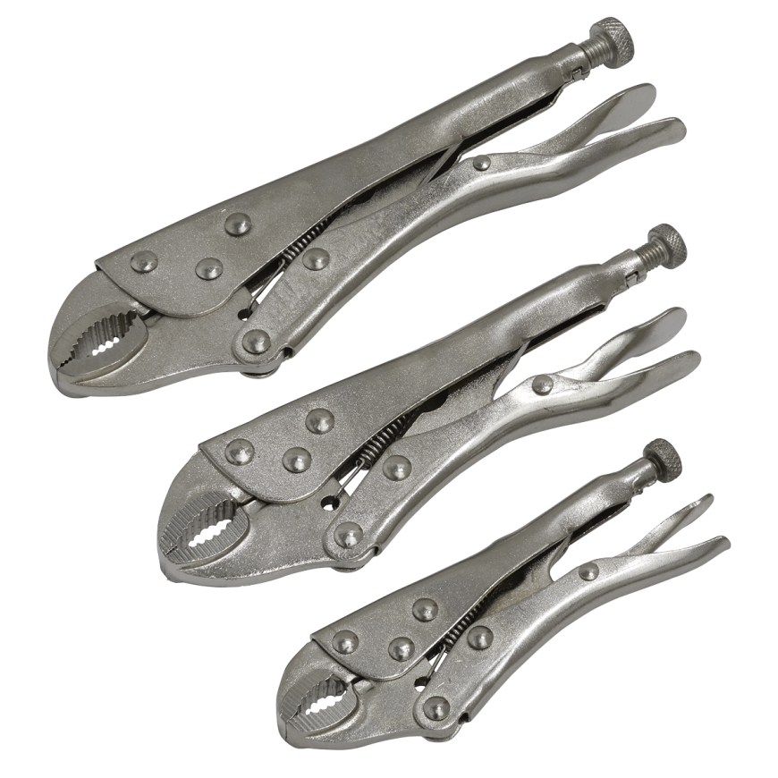 3pc Locking Pliers Set