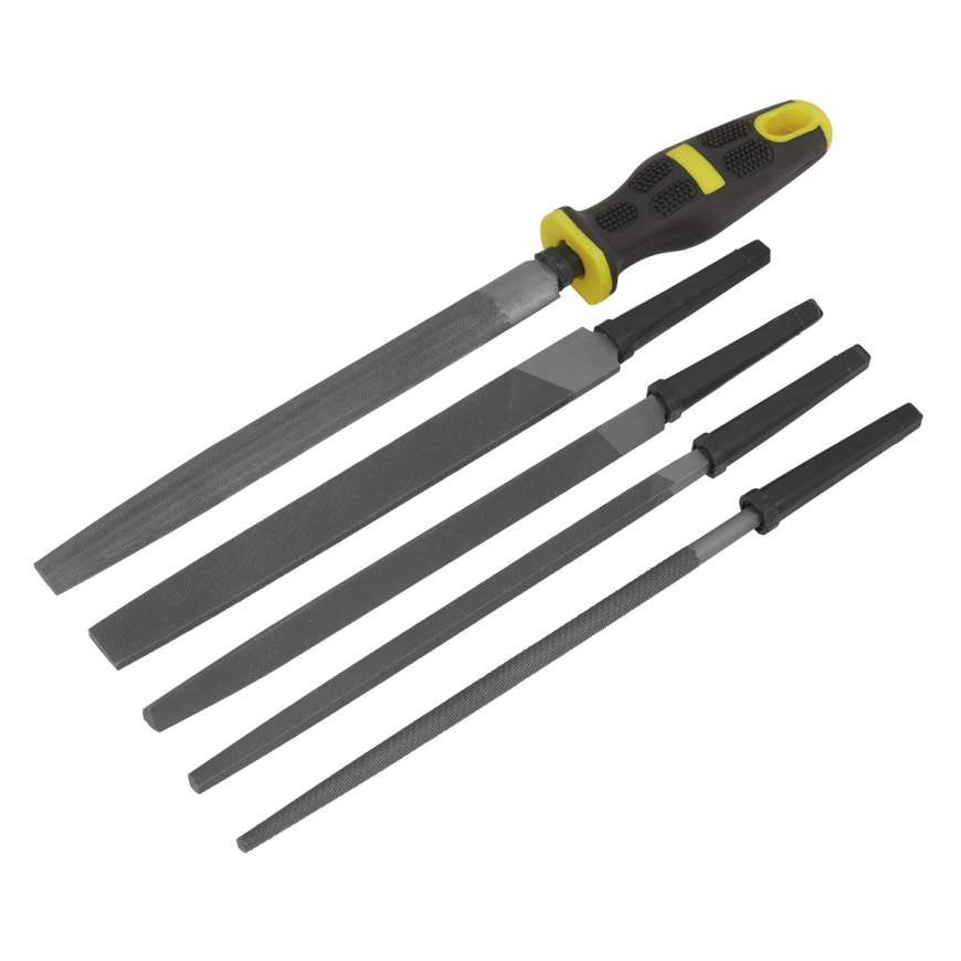 5pc 200mm Interchangeable File Set