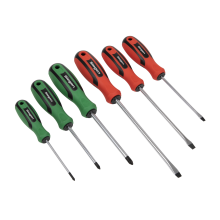 6pc Soft Grip Screwdriver Set