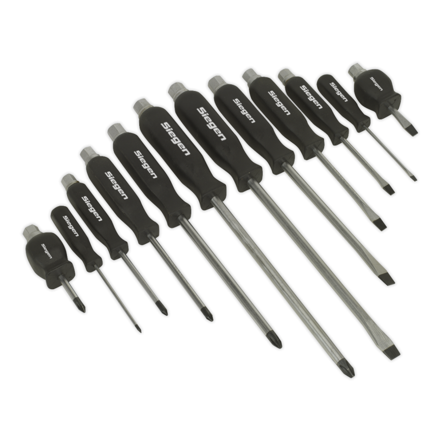 12pc Hammer-Thru Screwdriver Set