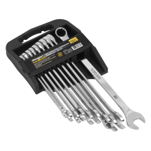 10pc Extra-Long Combination Spanner Set