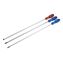 3pc Extra-Long Screwdriver Set