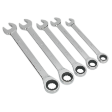 5pc Combination Ratchet Spanner Set