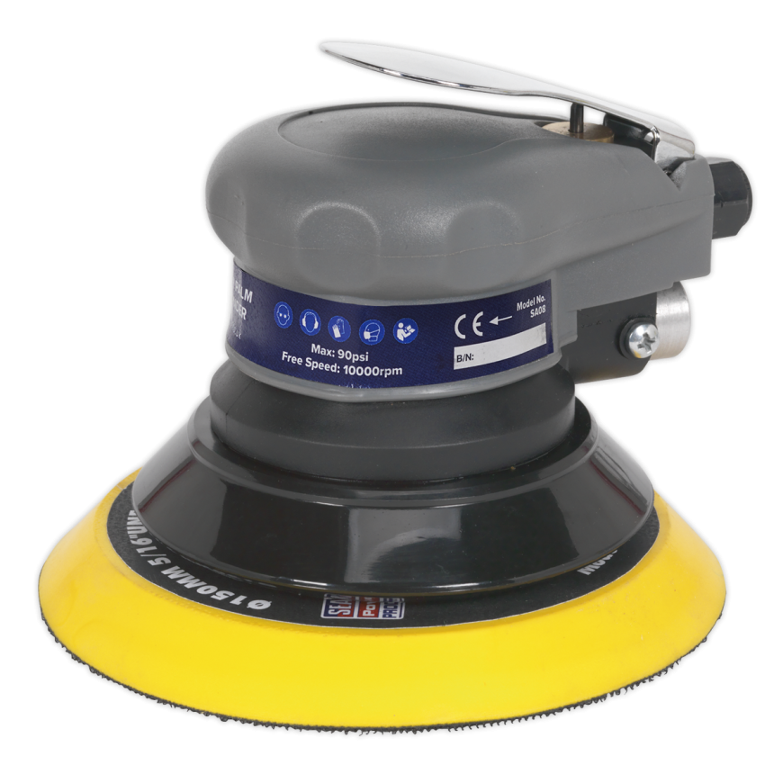 Ø150mm Air Palm Orbital Sander