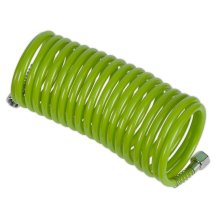5m x Ø5mm PE Coiled Air Hose with 1/4