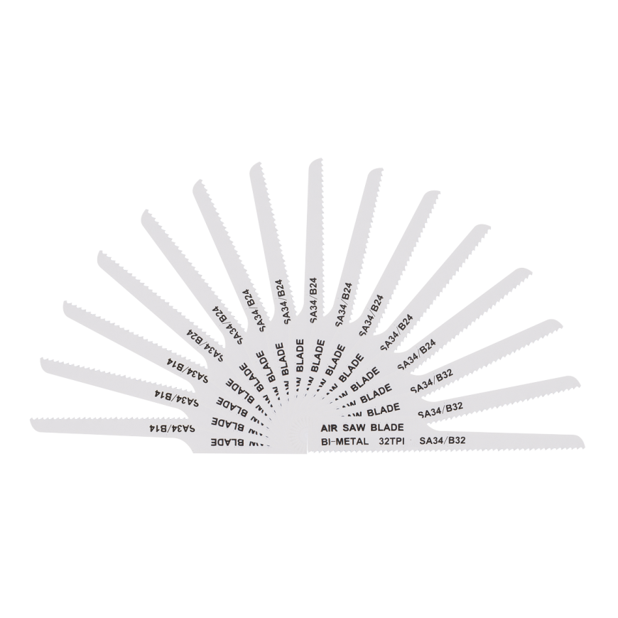 Mixed Air Saw Blades - Pack of 15