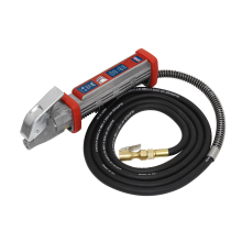 Tyre Inflator with 2.7m Hose & Clip-On Connector