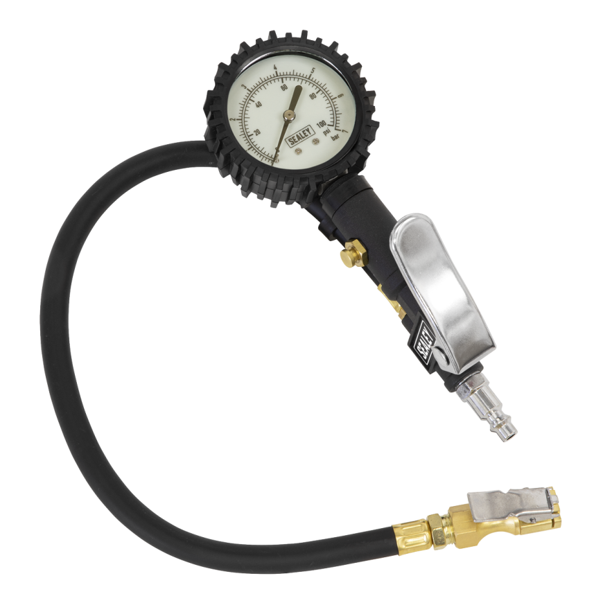 Tyre Inflator with Clip-On Connector