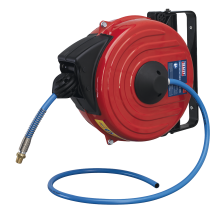 12m Retractable Air Hose Reel Ø8mm ID Polyurethane Hose