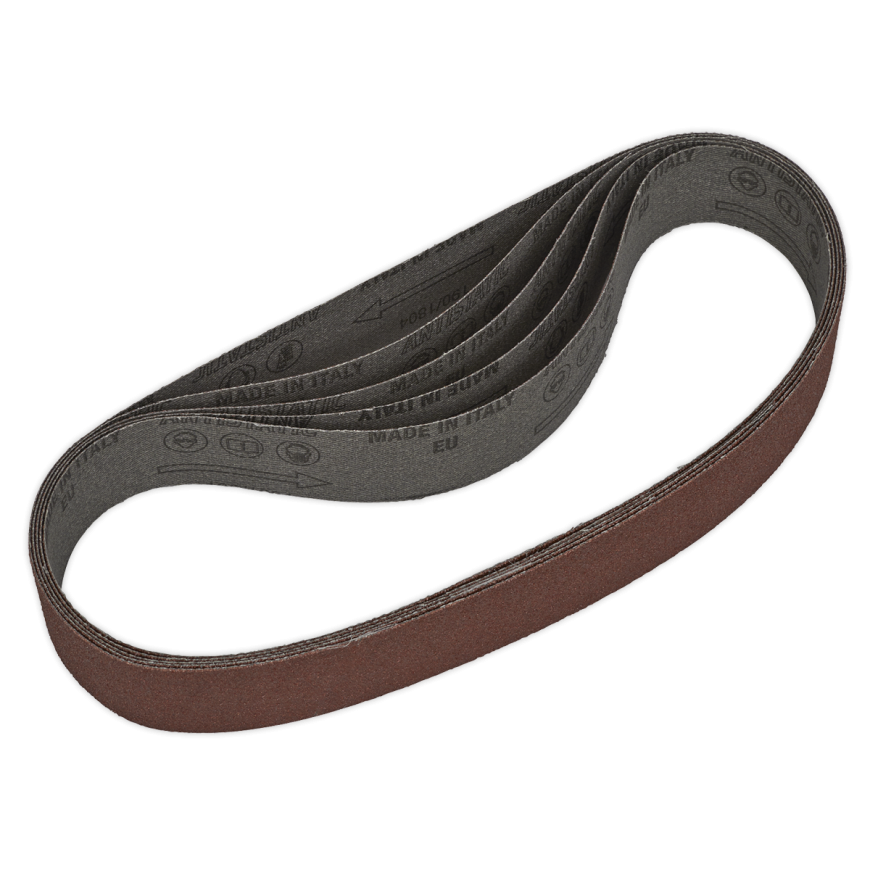 80Grit 30 x 540mm Sanding Belt - Pack of 5