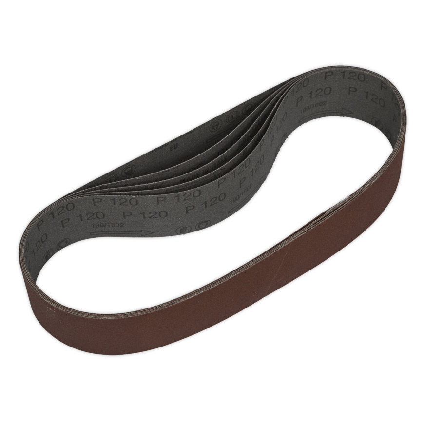 120Grit 50 x 686mm Sanding Belt - Pack of 5