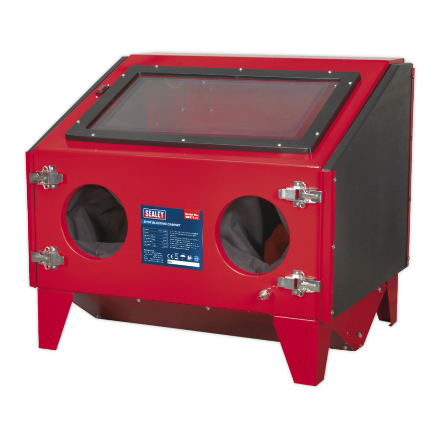 Shot Blasting Cabinet with Gun - Double Access