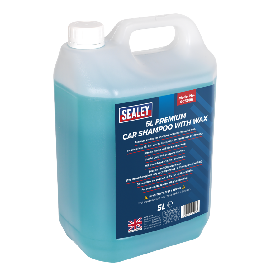 5L Premium Car Shampoo with Wax