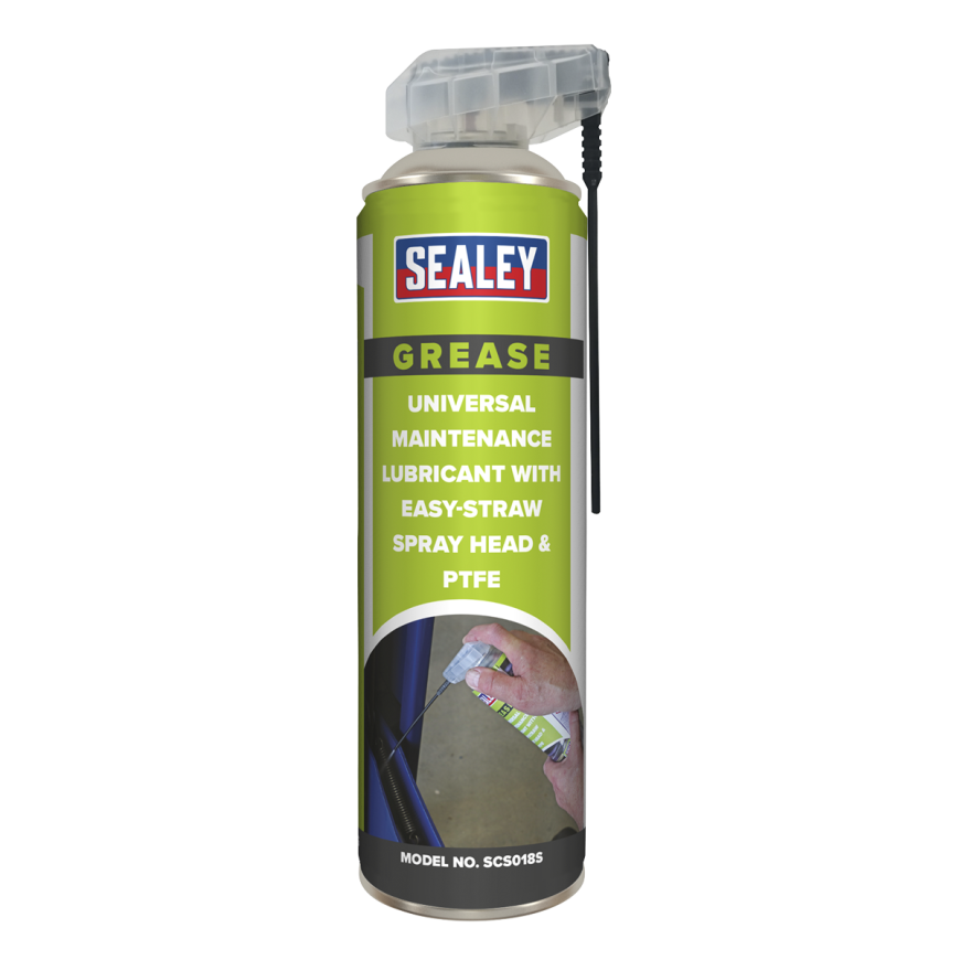 500ml Universal Maintenance Lubricant with Easy-Straw Spray Head & PTFE