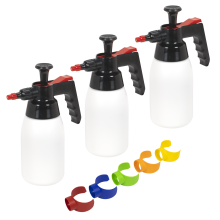 1L Premium Pressure Solvent Sprayers & Colour-Coded Caps Combo